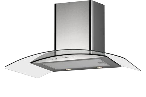 CATA GAMMA 900Hotte Extractrice de CuisineType DécoratifMoteur de 280WClasse Énergétique A3 puissances d'extractionPanneau de Commande électroniqueEn Acier Inoxydable