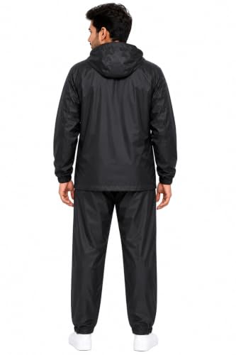 Image of Romano nx Women's 100% Waterproof Rain Suit, Hooded Jacket with Pants, Reversible Double Layer, 3 Years Warranty