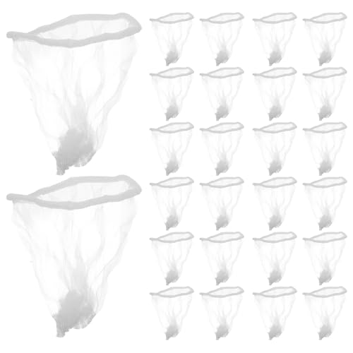 DOITOOL 200 Stück Einweg-Siebbeutel für Küchenspülen, Netzsieb-Filterbeutel für den Spülenabfluss zum Auffangen von Lebensmittelresten und Abfällen