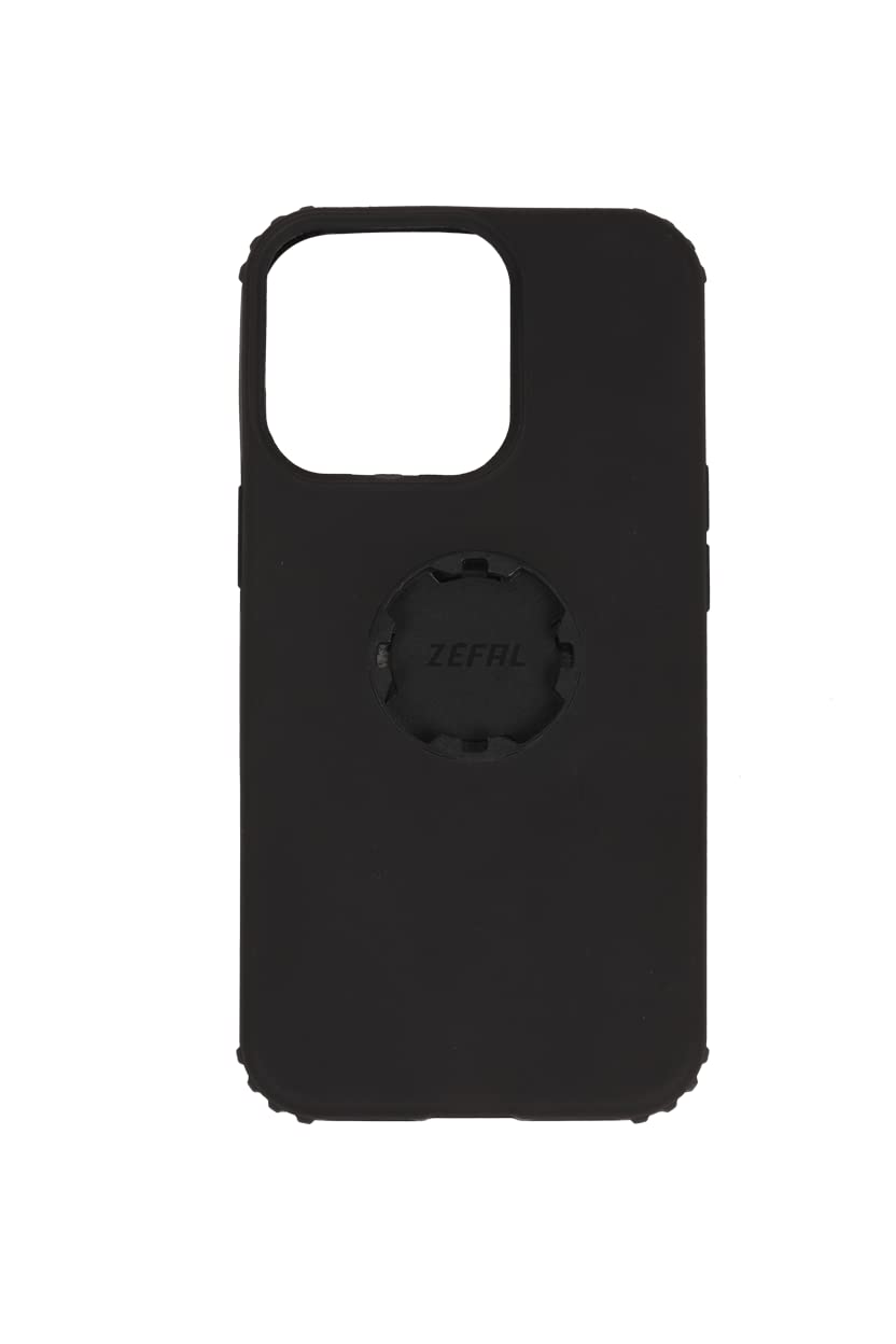 ZEFAL iPhone 13/13 Pro Case for Bike Phone Holder, Heavy Duty Case for Bike and Mountain Bike, Bike Phone Holder Black