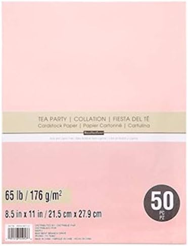 Recollections cardstock Tea Party 8.5x11 65 lb