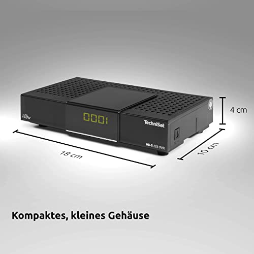 TechniSat HD-S 223 DVR - Kompakter HD-Satelliten Receiver mit USB-Aufnahmefunktion (Sat DVB-S2, HDTV, HDMI, USB Mediaplayer, Programmliste, Sleeptimer, 7-Tage EPG Unterstützung,... – Bild 6