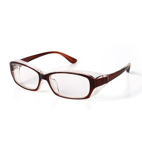 ZEZEZ Gafas de Seguridad Antipolen, Resistentes al Viento y al Polvo, for Hombre y Mujer, con Lentes de Policarbonato for Trabajo Al Aire Libre, Ciclismo y Senderismo, Antivaho Transparentes Unisex(Br