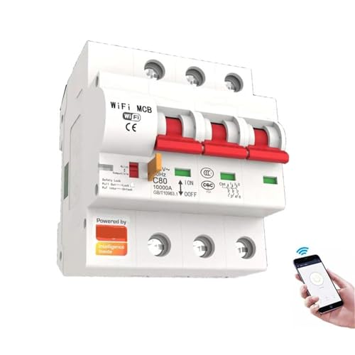 Disjoncteur WiFi 25A Smart Life triphase commutateur commande a distance - 2