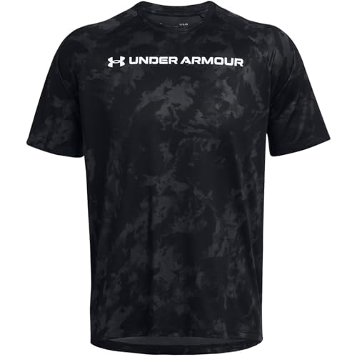 T-Shirt Sport Homme Under Armour Camo Noir pour Entraînement