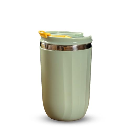 Image of Udyan Tea 500ml Stainless Steel Vacuum Insulated Tumbler with Leak-Proof Lid | Double-Walled Travel Mug in Sage Green| Keeps Drinks Hot or Cold
