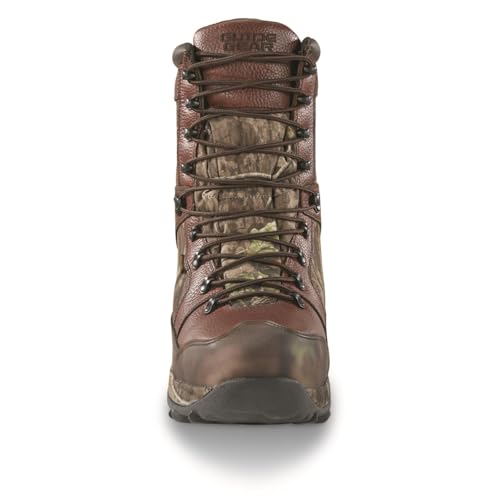 Image of Guide Gear Leather Hunting Boots for Men Monolithic Extreme Waterproof Insulated, 2,400-gram Thinsulate Ultra