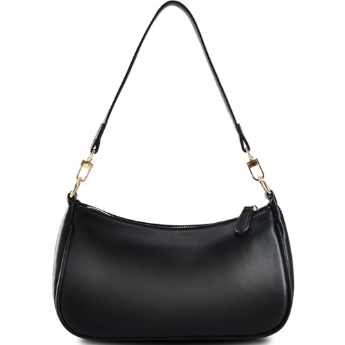 Small Crescent Vegan Leather Purse