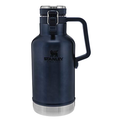 Stanley Classic Vacuum Growler, 64 oz Capacity, Stainless Steel, Nightfall