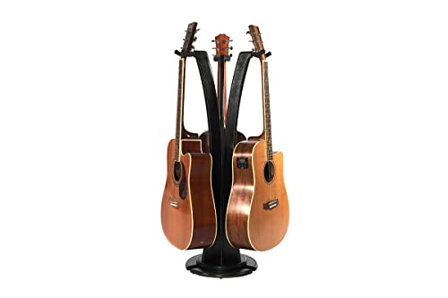 Ruach GS-1 Triple support pour guitare acoustique/électrique Noir - Les Beatles, Paul McCartney, John Lennon, RIngo Starr, George Harrison Ruach GS-1 Triple support pour guitare acoustique/électrique Noir – Image 4