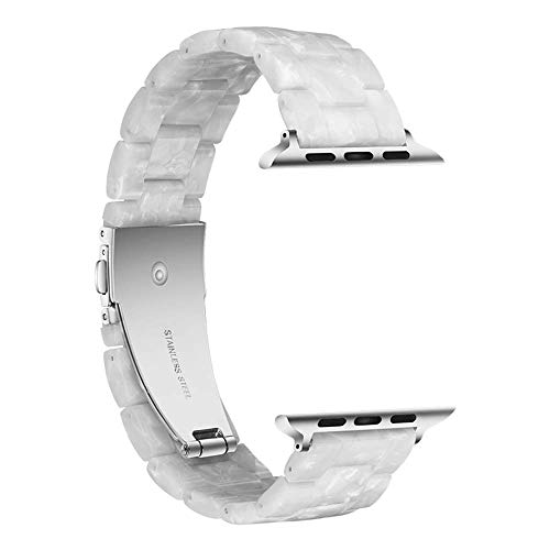 Image of Light House Apple Watch Bands-Fashion Lightweight Resin iWatch Bands for Women Men 38mm /40mm /41mm /42mm(Series 11 10), 49mm /46mm /45mm /44mm /42mm(S 3 2 1), Compatible with Apple Watch Series 11 SE 10 9 8 7 6 5 4 3 Ultra
