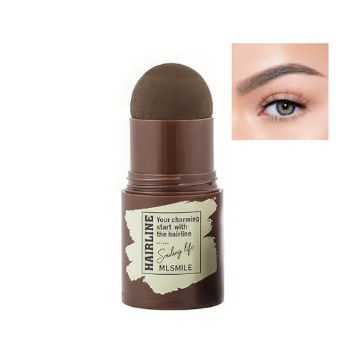 Qwesure Xixi Lápiz en polvo para el cuidado de las cejas, base de pelo, resistente al agua, reutilizable, resistente al sudor (LightBrown)