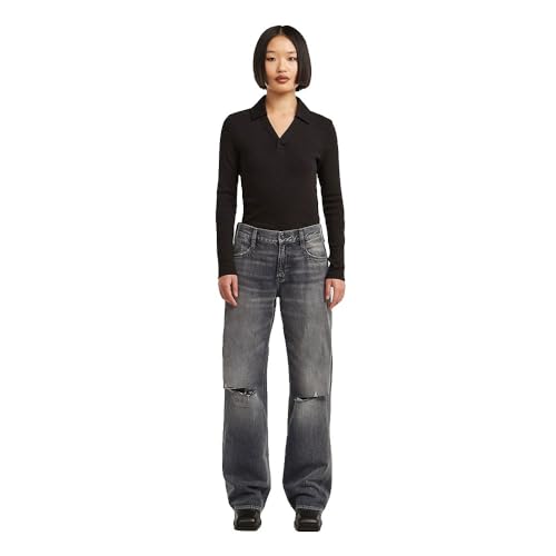 JEANS Donna G-STAR D22889 D537 KUDEE LOOSE H700 FADED SCORIA GREY – Ansicht 4