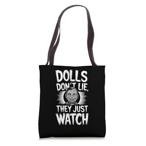 Creepy Ventriloquist Doll Tee – Horror Dummy Puppet Show Tote