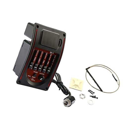 SWOOMEY 1set Acoustic Guitar Pickup Equalizer Eq for Enhanced Easy Use Interface for Musicians Construction for All Skill Levels