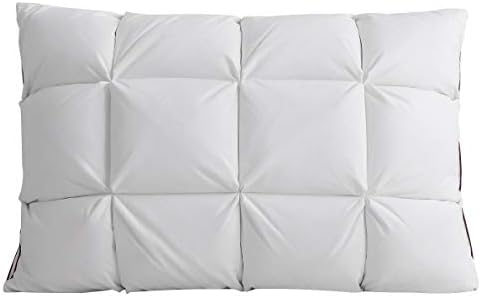 Peter Khanun Feather Pillow 3D Bread White Duck/Goose Down Feather Pillows for Sleeping,100% Cotton Standard Size 19"x 29" (Duck Down)