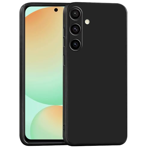 Image of Back Cover for Samsung Galaxy S24 FE 5G | Full Camera Protection | Premium Liquid Silicon Case | Flexible Bumper Case for Samsung Galaxy S24 FE 5G (Black)