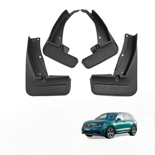 Image of Custom Fit for Mud Flaps Volkswagen Tiguan R-Line 2018-2024 Mud Splash Guard Front and Rear 4-PC Set