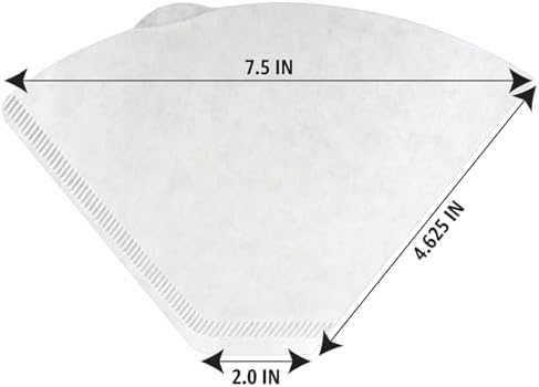 Amazon Basics Number 4 Cone Coffee Filters for 8-12 Cup Coffee Makers, White, 100 Count - 2
