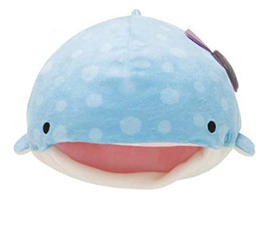 baiyinlongshop Kawaii Blue Whale Plush Oreiller Animal Marin Jouet Bureau Sieste Oreiller Peluches Enfants Enfants Cadeaux De Vacances 28 Cm en Peluche Jouet