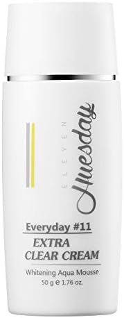 Eleven Huesday Extra Clear Cream for Instant Skin Tone-up with Hyaluronic Acid & Niacinamide - 50 g e 1.76 oz