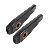 FUTUREORYY 2 Sätze Holz Kazoo Musikinstrumente für Erwachsene Langlebig Handlich mit Membranen und Membranpolstern für Anfänger Passend zu Gitarre Ukulele Karaoke und DIY Sets