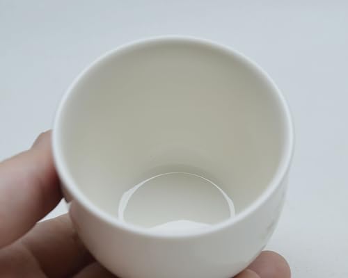 Image of Porcelain Teacup, 5oz Cups Painted Flowers Coffee Tea Water Pot Ceramic Kettle Tea pot Accessories (cup*4)