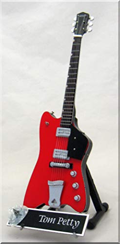 TOM PETTY Guitare Miniature avec médiator Gretsch Jupiter - Les Beatles, Paul McCartney, John Lennon, RIngo Starr, George Harrison TOM PETTY Guitare Miniature avec médiator Gretsch Jupiter – Image 3