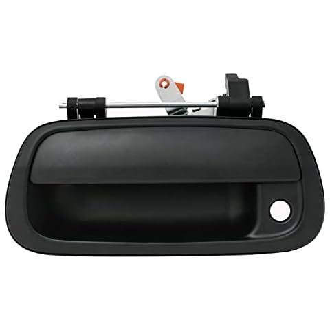 DEAL AUTO ELECTRIC PARTS New 1pc Textured Black Rear Truck Bed Tailgate Handle with Key Hole Replacement Kit Compatible with 00-06 Tundra Cover