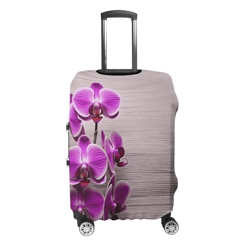 Orchid Luggage Cover, Washable Elastic Suitcase Cover Protector Fit 18-32 Inch Luggage4
