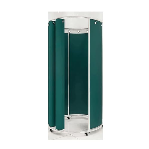 SIAMZYWV Changing Room Portable Changing Room Large Space with Metal Landing Track Strong Temporary Clothing Store Fashion Detached Fitting Room Privacy Space