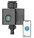 Produktbild Woox Bewässerungscomputer WiFi 2,4 GHz, Intelligenter Garten Bewässerungsuhr mit App/Sprachsteuerung, Automatische Gartenbewässerung Wasser Zeitschaltuhr für Garten/Rasen/Hof Schwarz