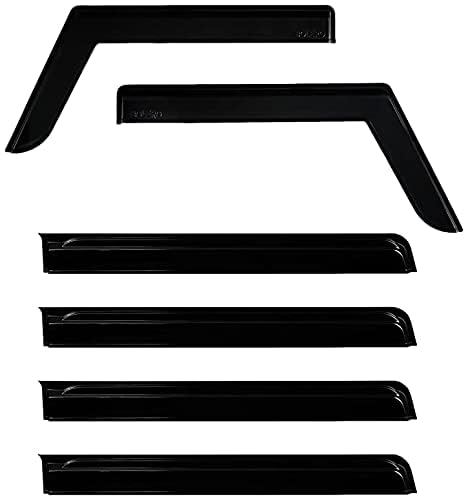 Rain Guard Door Visor Mahindra Bolero (2020 Onwards Moate, Smoke, Set of 6 Pcs-image-35