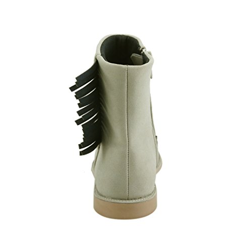 The Doll Maker Side Fringe Ankle Boot3