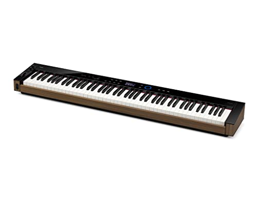 Casio Privia PX-S6000 Digital Piano - Black Bundle with CS-90P Stand, SP-34 Pedal, Bench, Headphones, Piano Book, Online Piano Lessons, Instructional DVD, and Austin Bazaar Polishing Cloth
