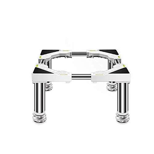Soporte para lavadora de 4/8/12 patas, base para lavadora, bandejas para frigorífico, soporte reforzado contra rayones y abolladuras, soportes apilables para lavadora y secadora de 24 a 27 cm, base de