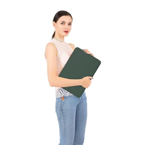 Image of MOSISO Laptop Case 16 inch, 15-15.6 inch Laptop Sleeve Bag Compatible with MacBook Pro 16 inch, HP, Acer, Dell, Lenovo, ASUS Notebook, Neoprene Computer Sleeve Bag with Small Case,Midnight Green