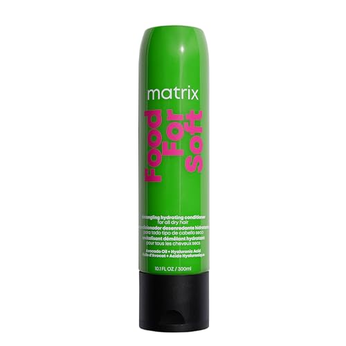 MATRIX Food For Soft Hydrating Conditioner For Dry and Brittle Damaged Hair - Moisturizes, Softens & Smooths, With Avocado Oil & Hyaluronic Acid, Vegan, For All Hair Types, 10.1 Fl oz