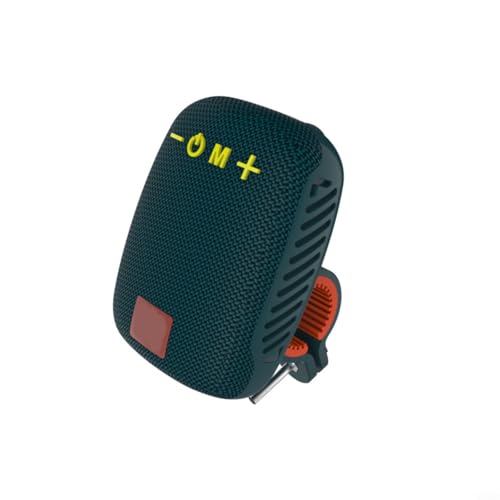 EffiFish Altavoz inalámbrico portátil con carga tipo C, 3H Playtime ABS Audio impermeable para ciclismo, senderismo, camping, al aire libre, negro (azul)