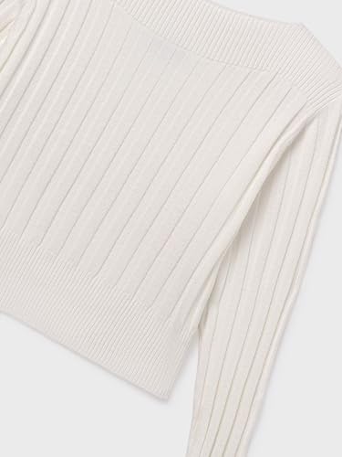 Mayoral Canale Sweater for Girls Natural3