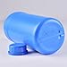 PRETYZOOM 4pcs 1l Wide Mouth Plastic Sample Bottles Sealed Chemical Containers Blue for Laboratory and Industrial Liquid Storage