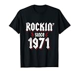 Photo Gallery rockin since 1971 52 anni di musica rock 52° compleanno maglietta Photo Gallery rockin since 1971 52 anni di musica rock 52° compleanno maglietta