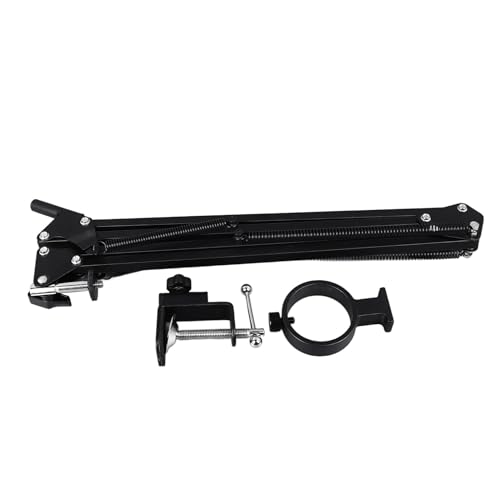 Soporte de Brazo Articulado para Microscopio con Rotación 360° y Ajuste de Altura para Laboratorio e Industrial