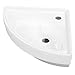 Sorandy 15 Inch RV Kitchen Sink, Acrylic RV Lavatory Basin with Scratch Resistance Surfaces, Suitable for Boats Yachts Camping Cars Motorhomes Kitchens Horseboxes