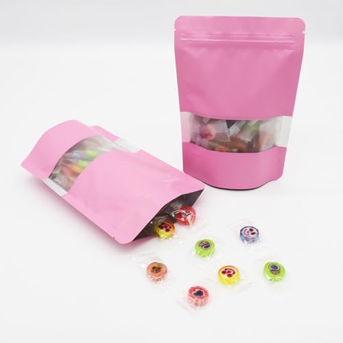 Sacs à fermeture de protection contre humidité rose mat