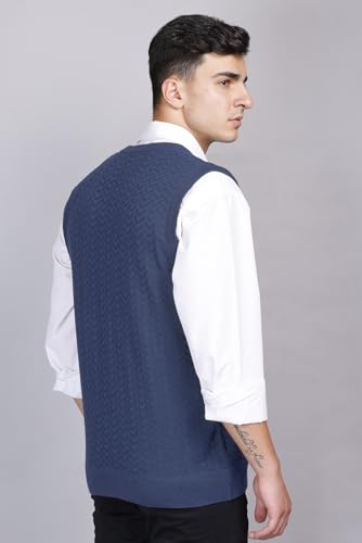 Image of GODFREY Half Sweater for Man Winter Pullover - Sleeveless Men Sweaters