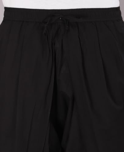 Image of Urali Men's Solid 100% Cotton Dhoti Pants - D100A