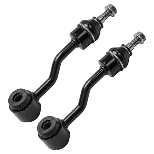Image of Detroit Axle - 8pc Front End Suspension Kit for 1996 1997 1998 Jeep Grand Cherokee 2 Upper Control Arms 4 Upper & Lower Ball Joints 2 Sway Bar Links Replacement