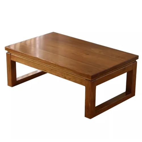 Table basse au sol en orme pour optimiser les petits salons - 2