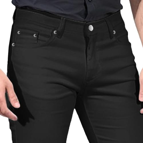 70s Outfits for Men Bell Bottom Mid Rise Casual Jeans Disco Trendy Vintage Denim Pants3